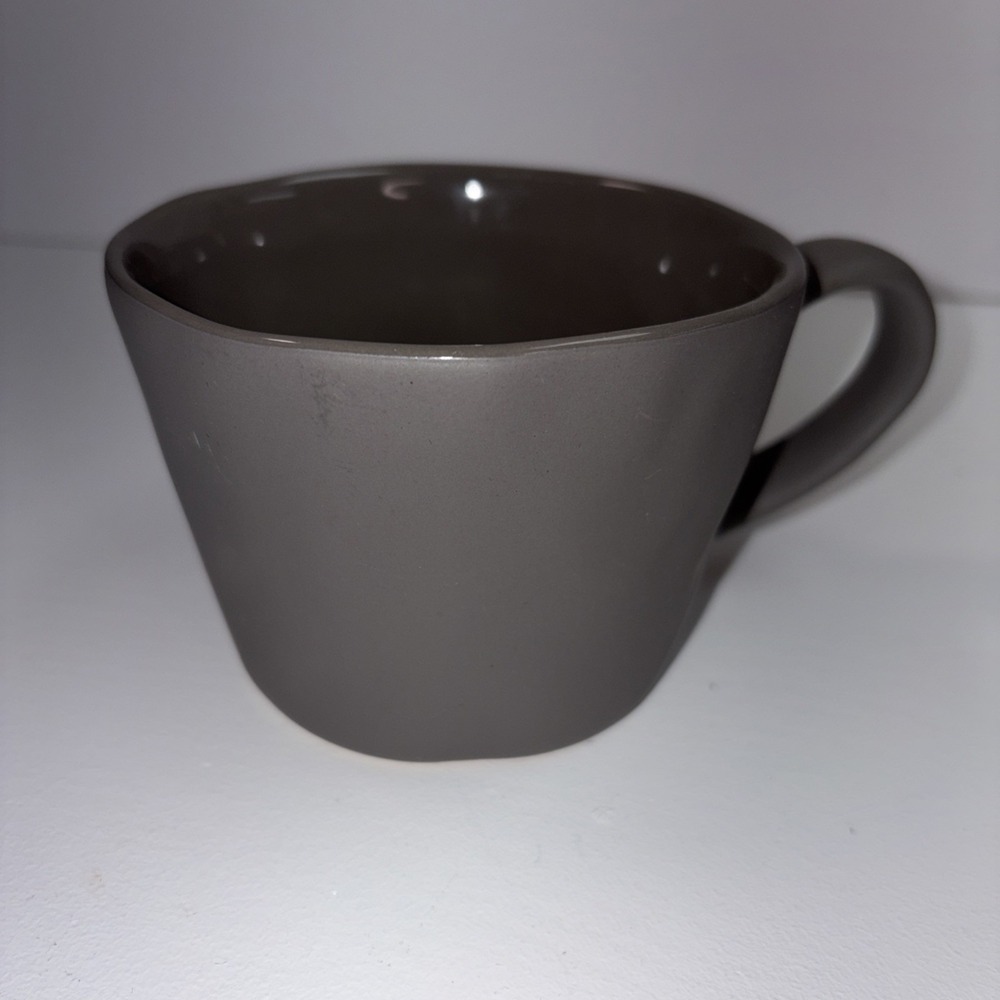 World Market Coffee Mug Taupe Gray 10 Oz Modern Classic Minimalist Masculine - Picture 1 of 5